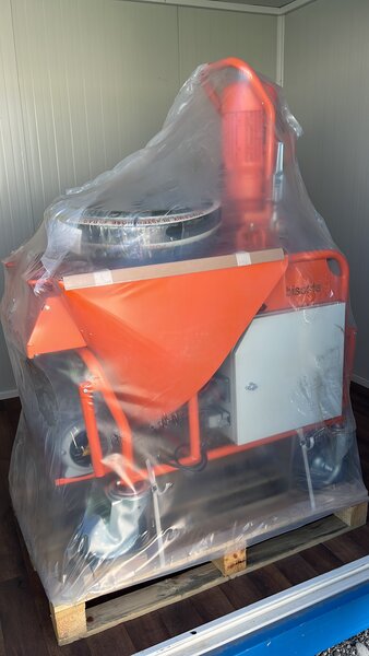 Masina de tencuit trifazica, Bisonte, PCS K4, 400v noua + piese